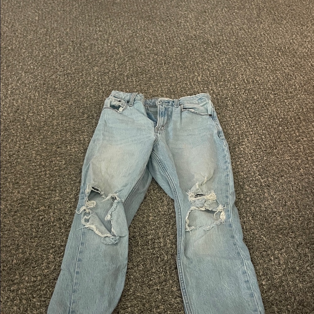 Abercrombie & Fitch Light Blue High Rise Jeans